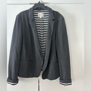 LOFT blazer. Charcoal gray. Size 12